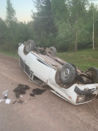 В Таштыпском районе Хакасии пострадал водитель отечественного автомобиля
